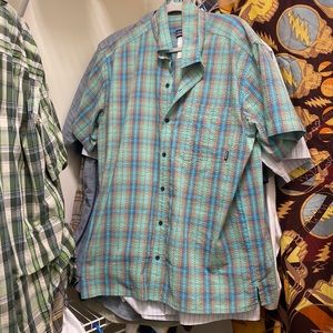 Men’s Short Sleeved Buttoned Up Patagonia XL Shirt